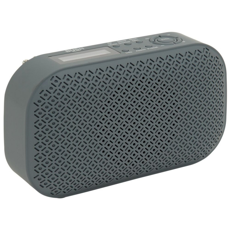 Bush Mini Mono DAB Radio Grey (Unit Only) DAB Digital Radios Home