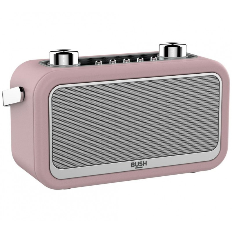 Bush Leather DAB Radio Pink DAB Digital Radios Home Audio Audio