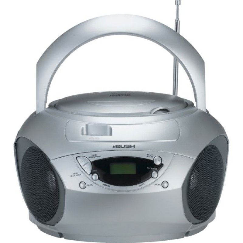 Bush CD MP3 Boombox with USB and Antishock CD Players & Cassette Players Home Audio Audio