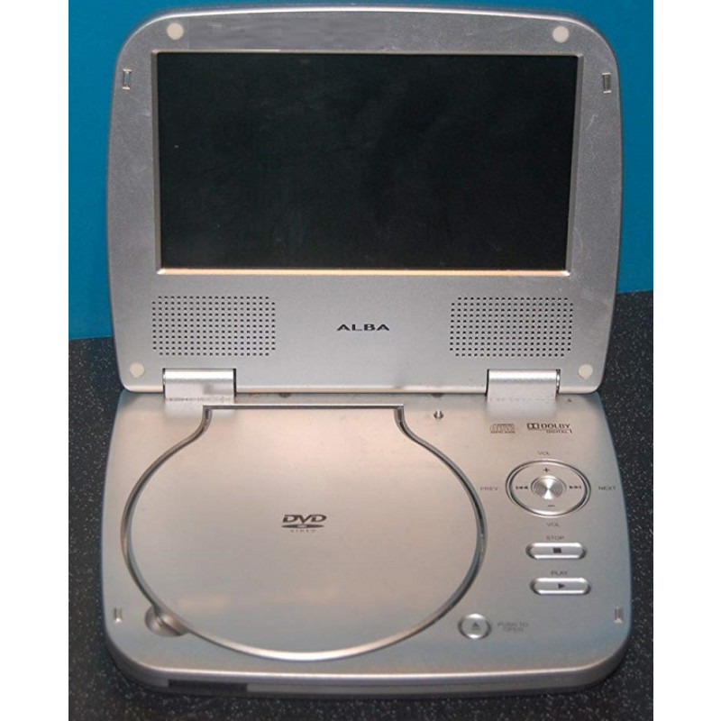 Alba PDVD316 Portable DVD Player Silver (Unit Only) Portable DVD