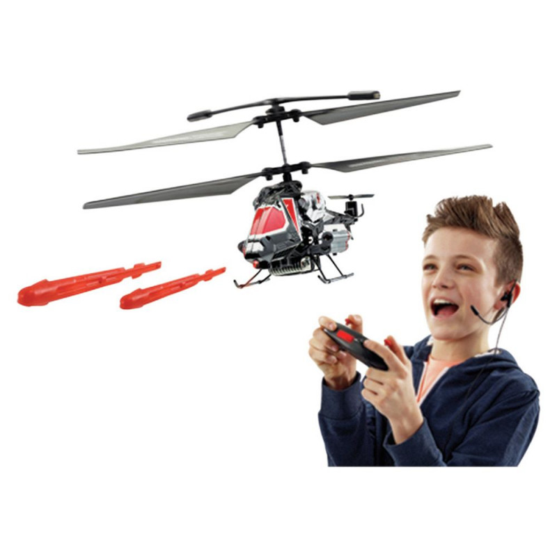 Voice command helicopter outlet