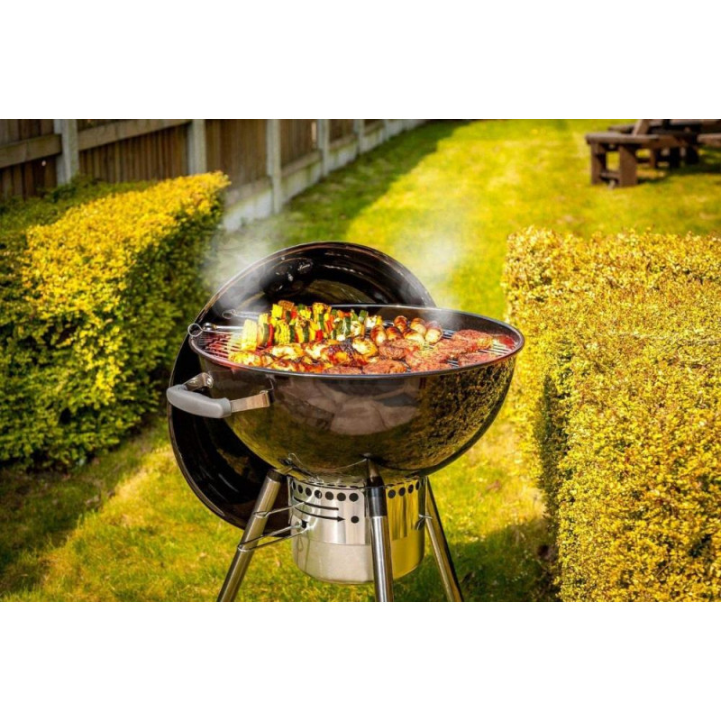 BarBeQuick Charcoal Kettle BBQ & Pizza Oven Black Barbecues
