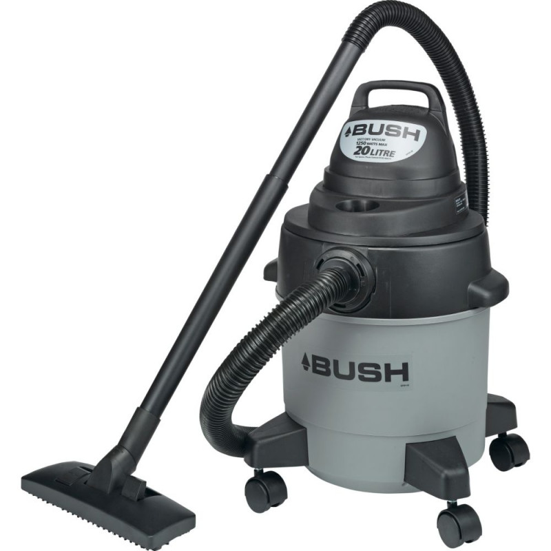 Bush 20 Litre Wet and Dry Tub Canister 1250w Vacuum Cleaner Cylinder
