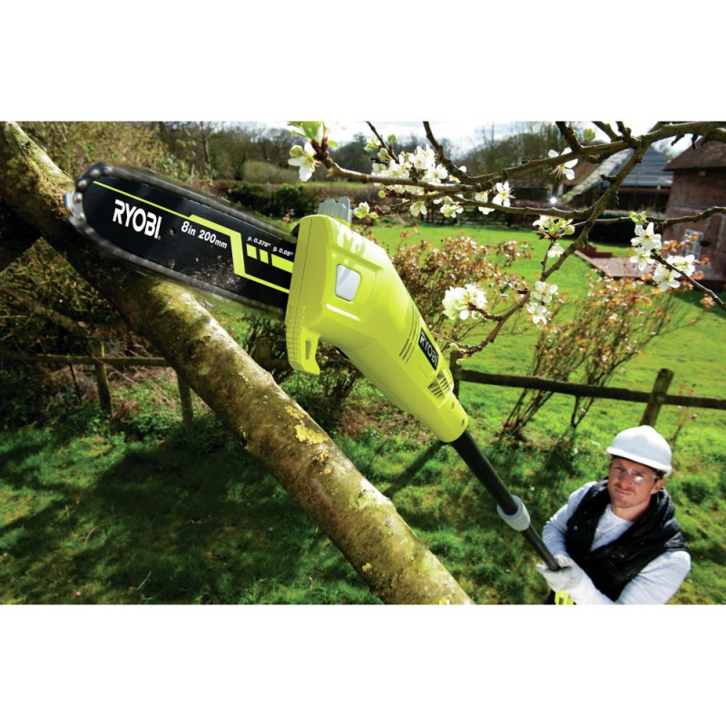 Ryobi RPP750S 750w Corded Electric Pole Pruner Chainsaws Garden