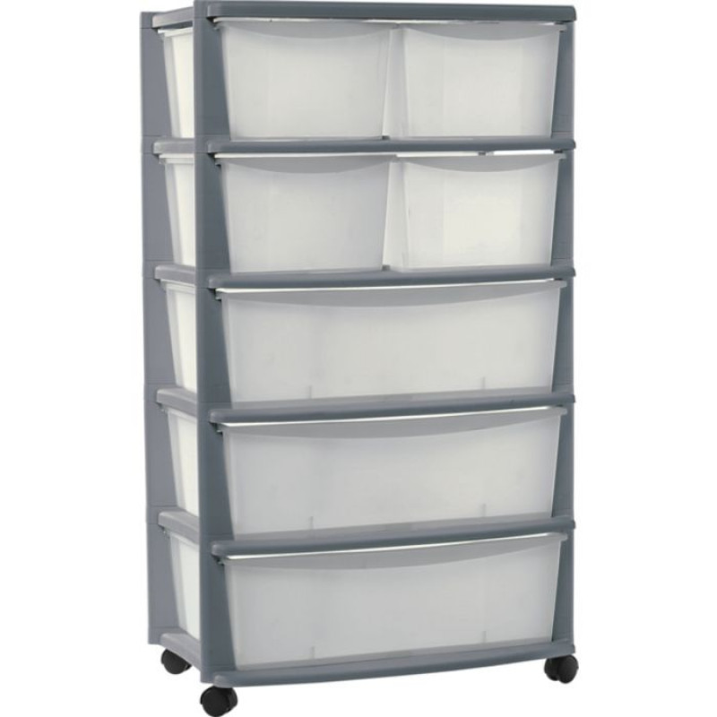 Wide plastic storage drawers sale