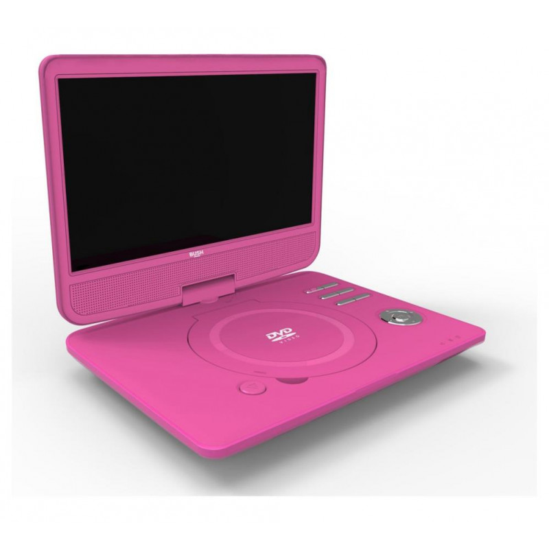 Bush 10 Inch Portable DVD Player Pink Portable DVD Players DVD