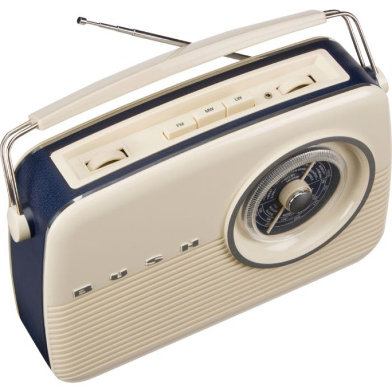 Bush Retro FM Radio Cream Alarm Clocks & Radios Home Audio