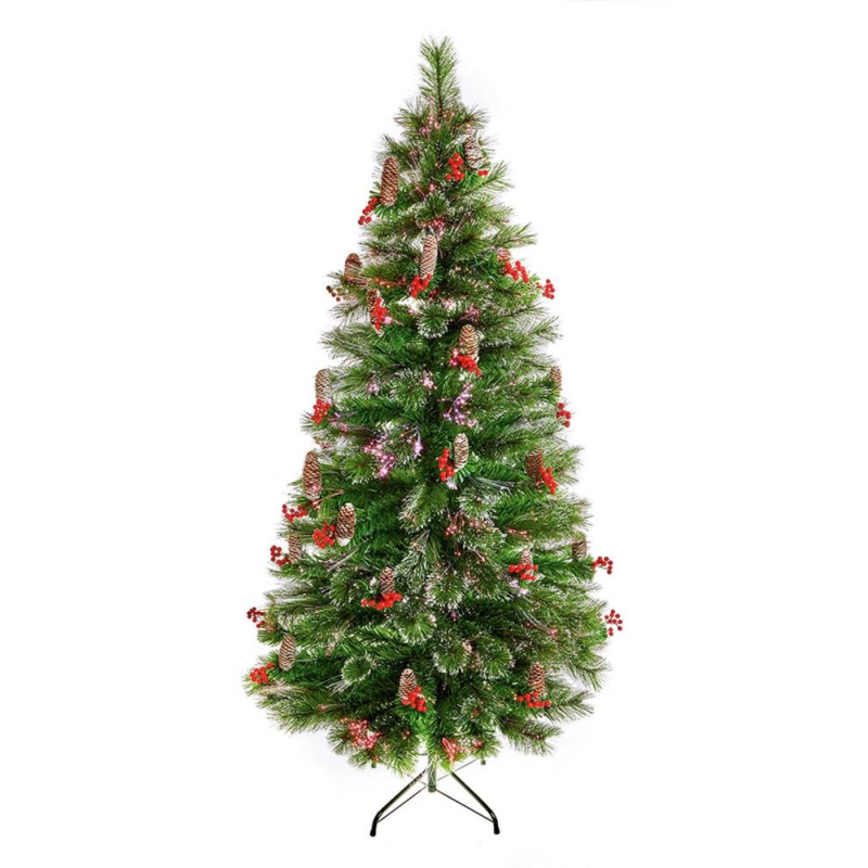 Premier Decorations 4ft Snow Tip Christmas Tree Green Christmas