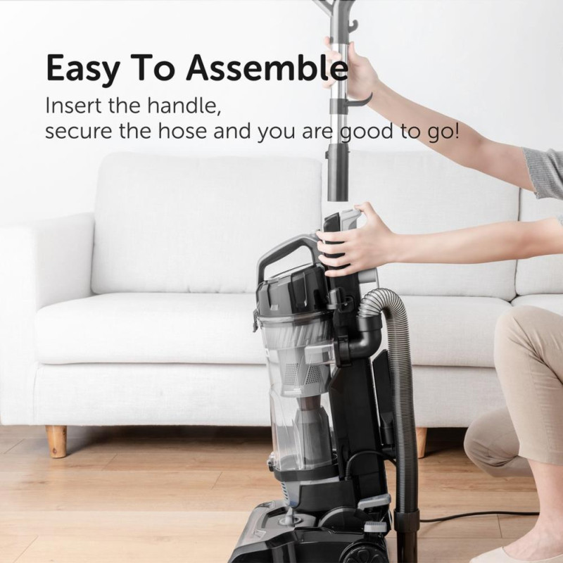 Bush VUS34AE2BNSLEU Multi Cyclonic Pet Bagless Upright Vacuum Cleaner