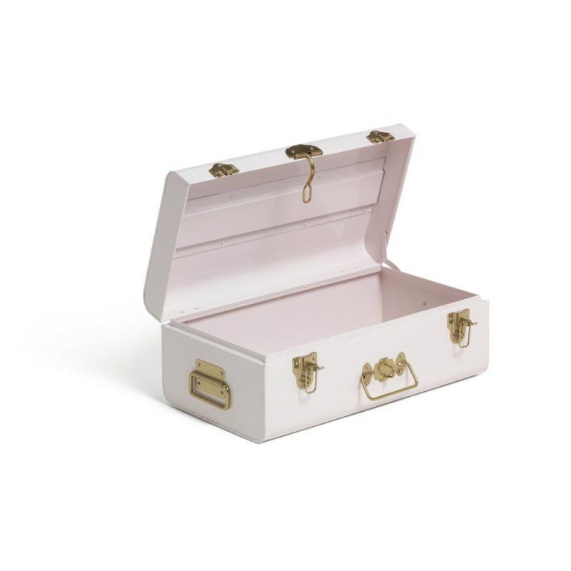 Habitat Medium Galvanised Steel Storage Trunk White Storage Units