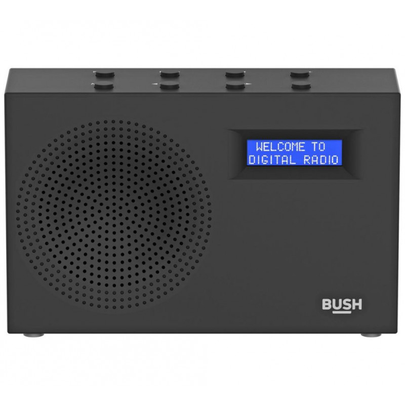 Bush DAB / FM Radio Black (No Mains Lead) DAB Digital Radios Home Audio Audio & Video
