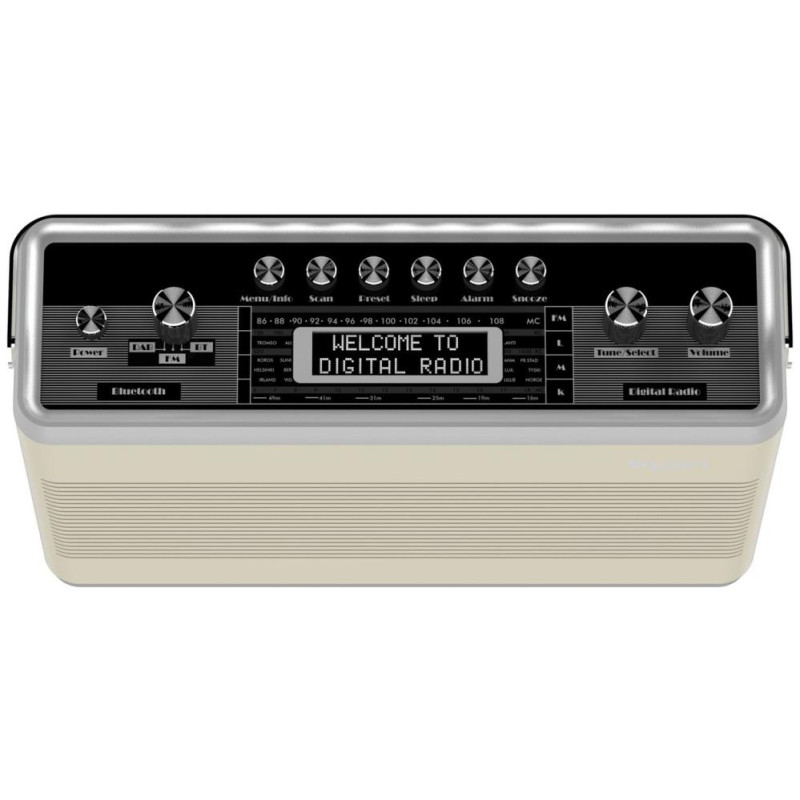 Bush Retro DAB Radio Cream (No Bluetooth) DAB Digital Radios Home