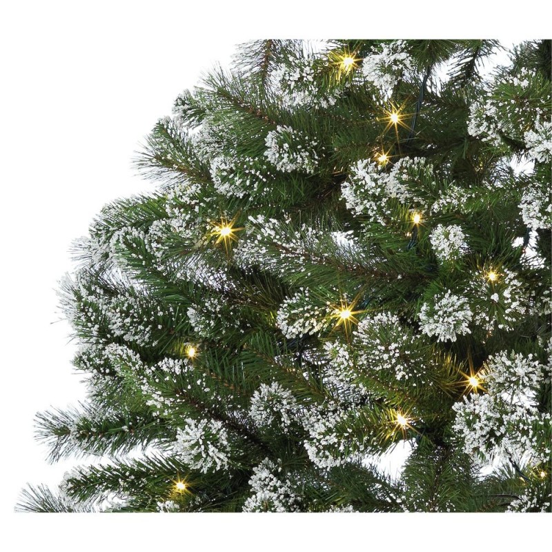 Home 7ft Pre Lit Snow Tipped Christmas Tree Christmas Trees