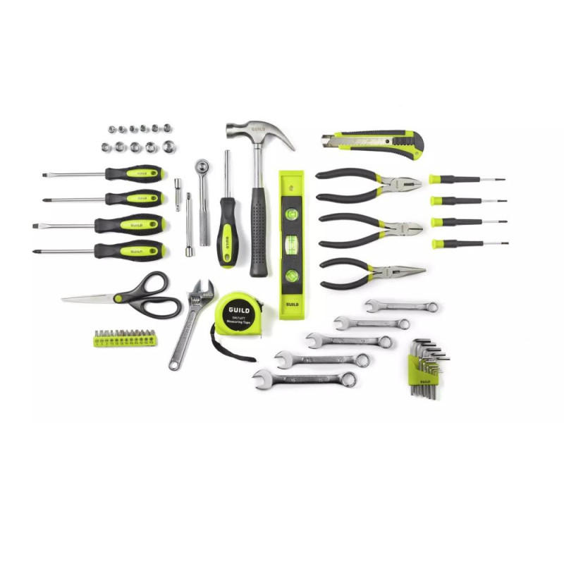 Guild 60 Piece General Tool Kit Garden & Power Tools GMV Trade