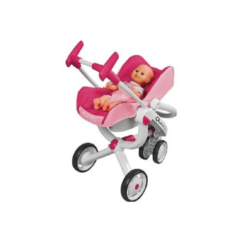 Smoby MaxiCosi and Quinny Pushchair, Pram and Car Seat Dolls