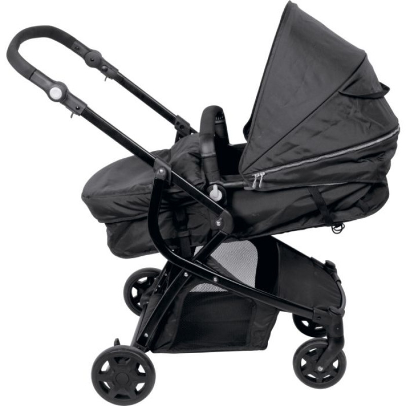 BabyStart Pram and Pushchair Combi Black Pushchairs Prams