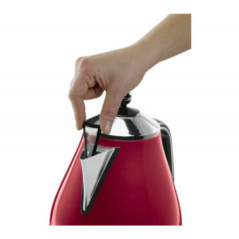 Delonghi Micalite KBOM3001R 3000w Cordless Jug Kettle Red GMV Trade