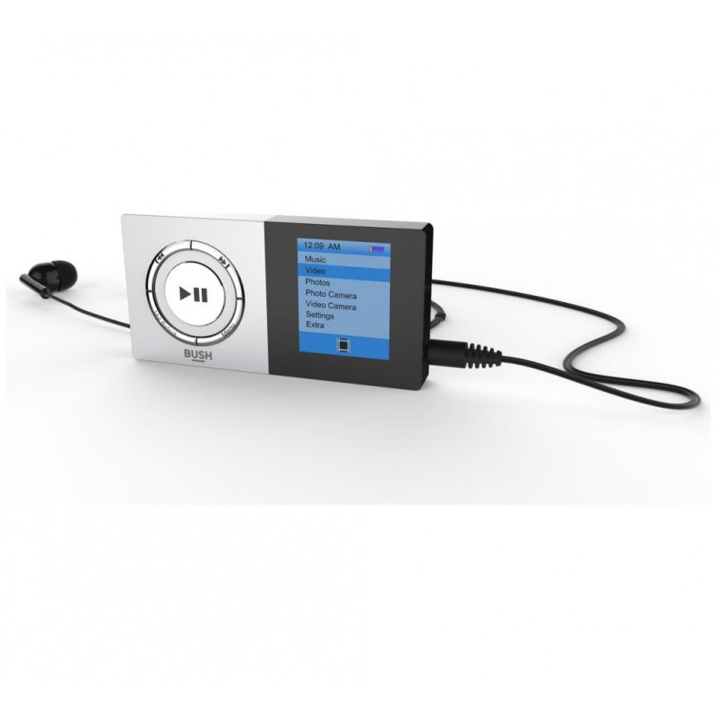 Bush 8GB MP3 Player with Camera Silver MP3 Players & Docking