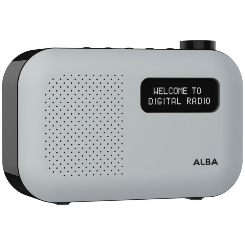 Alba Mono DAB Radio Grey DAB Digital Radios Home Audio Audio & Video GMV Trade