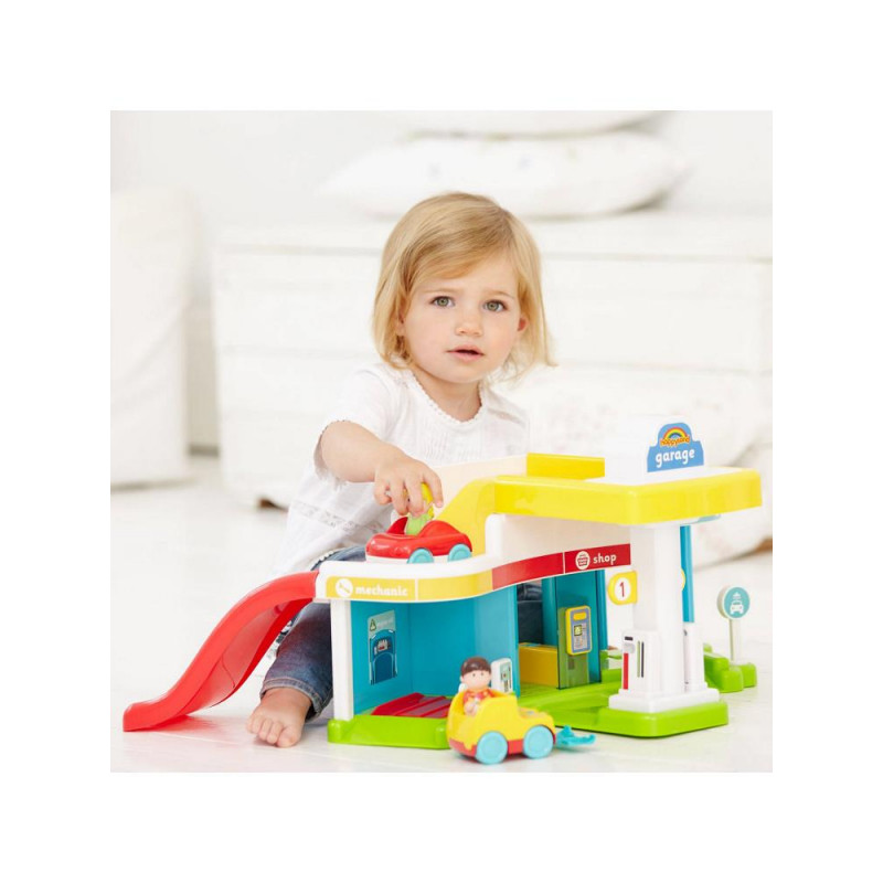 Early Learning Centre HappyLand Super Sounds Garage Set Toys, Cars