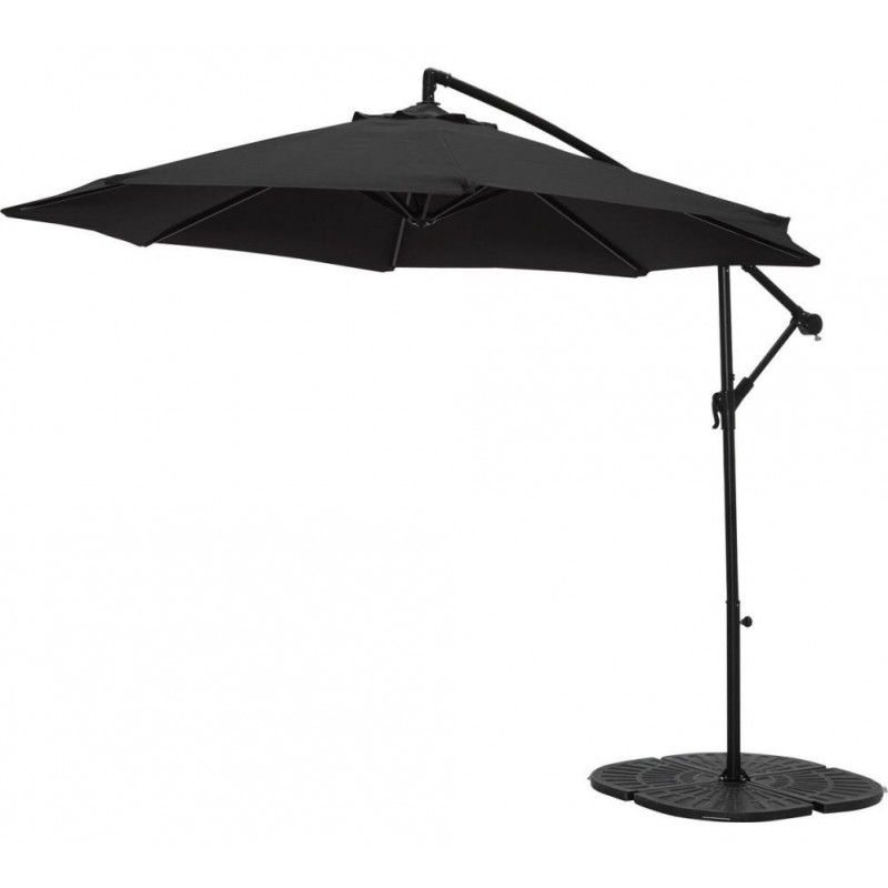 Home Resin Quarter Parasol Base Black Other Garden & Power Tools