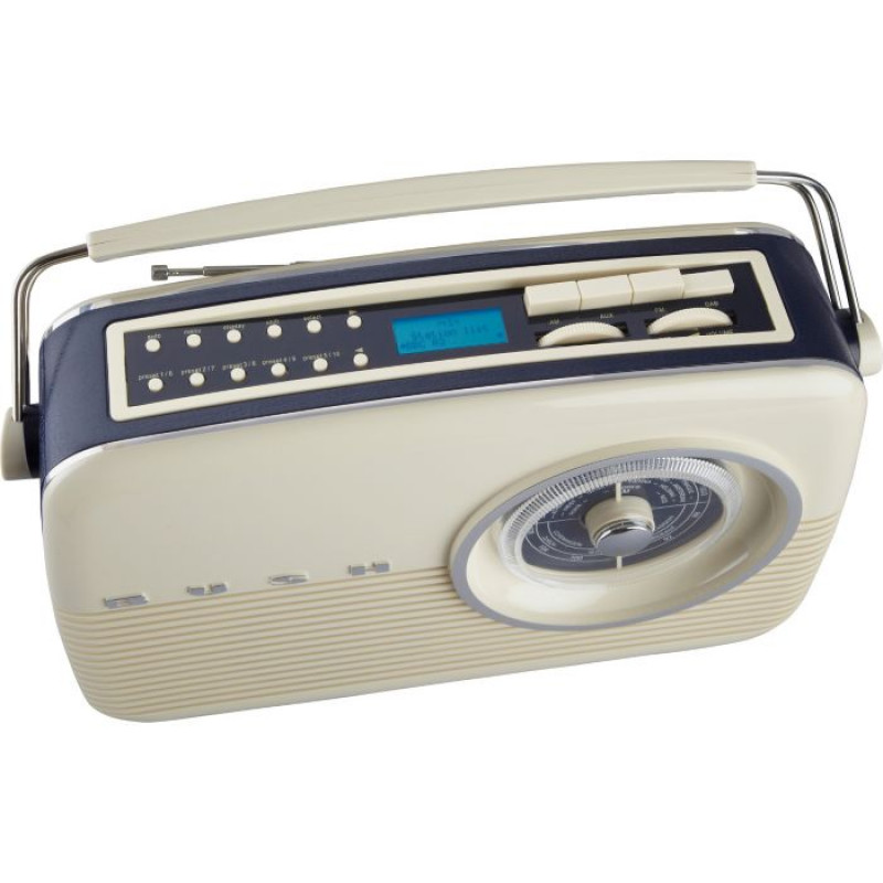 Bush Retro DAB Radio Cream DAB Digital Radios Home Audio Audio