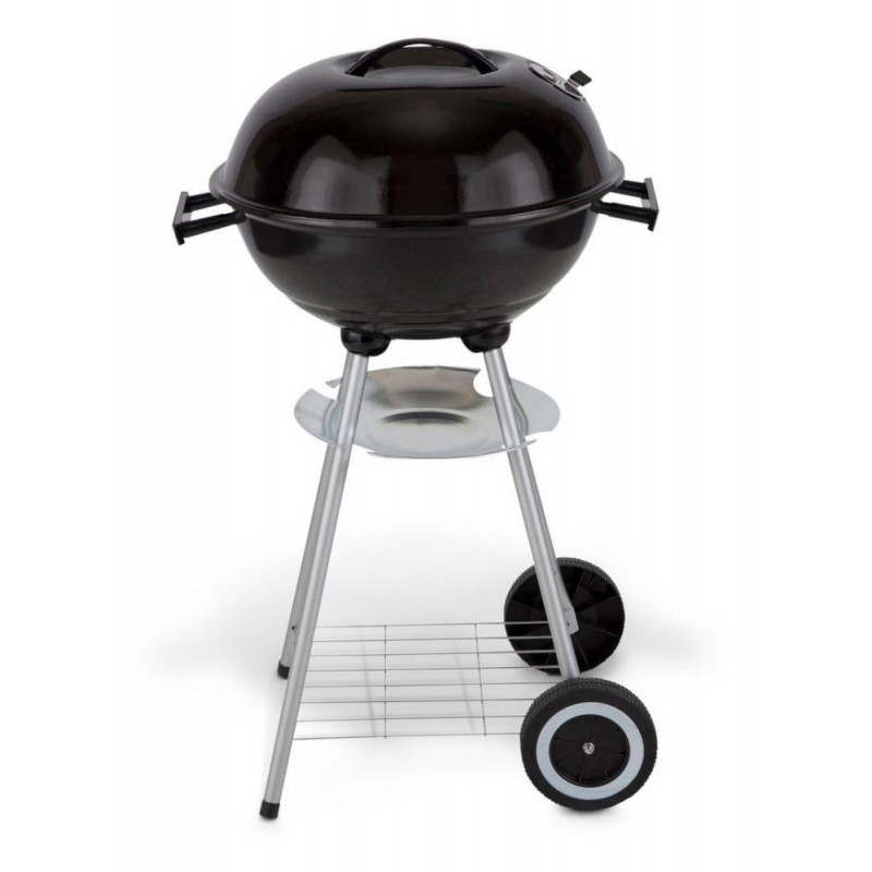 Home 43cm Kettle Charcoal BBQ Black Barbecues Travel & Outdoor