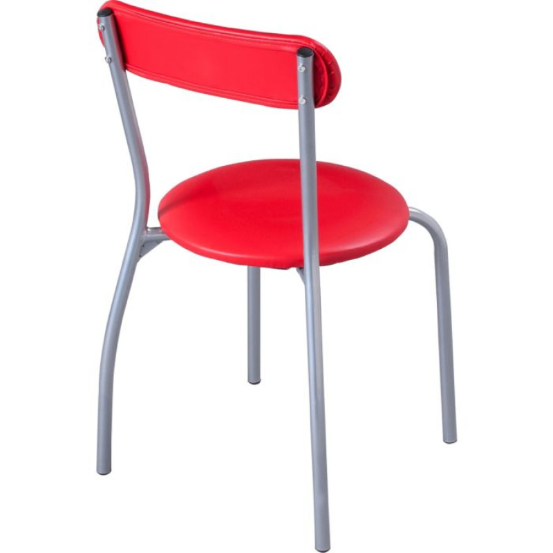 Miami Red Glass Dining Table and 2 Chairs Breakfast Set Tables & Chairs Furniture GMV Trade