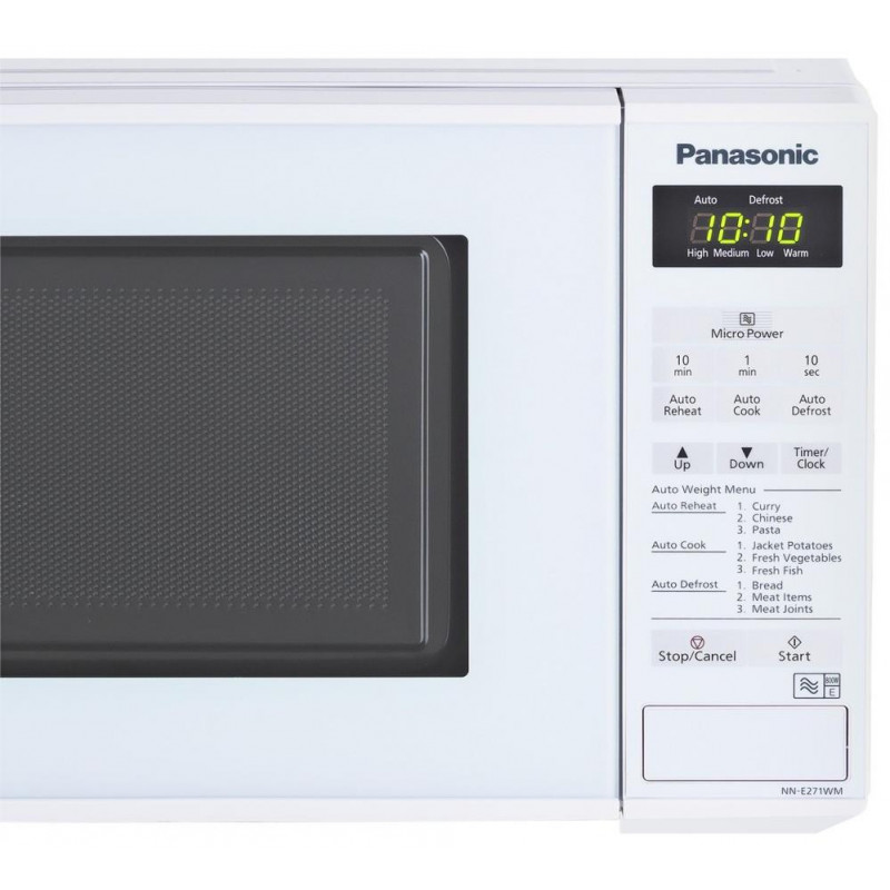 Panasonic NNE271WM 800W Standard Microwave White GMV Trade