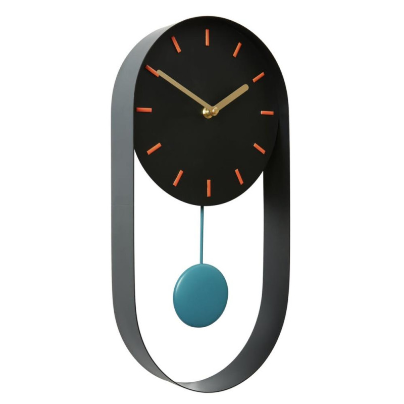 Habitat Metro Pendulum Wall Clock Black Other Furniture Furniture