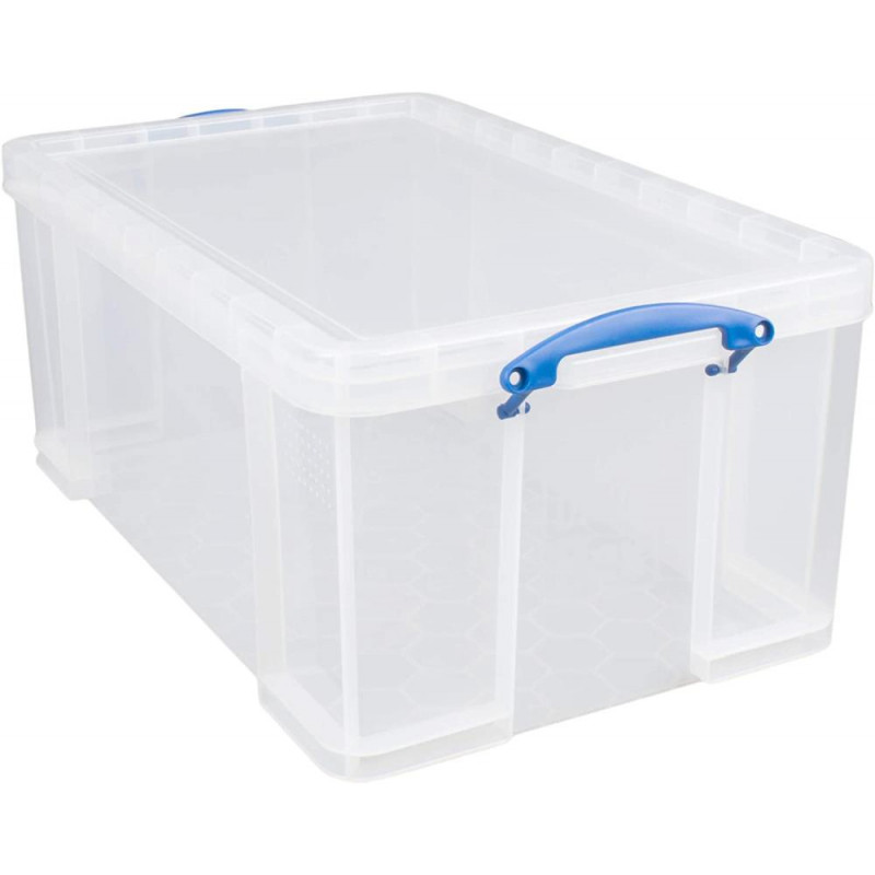 Really Useful 64 Litre Clear Storage Box Storage Units Furniture