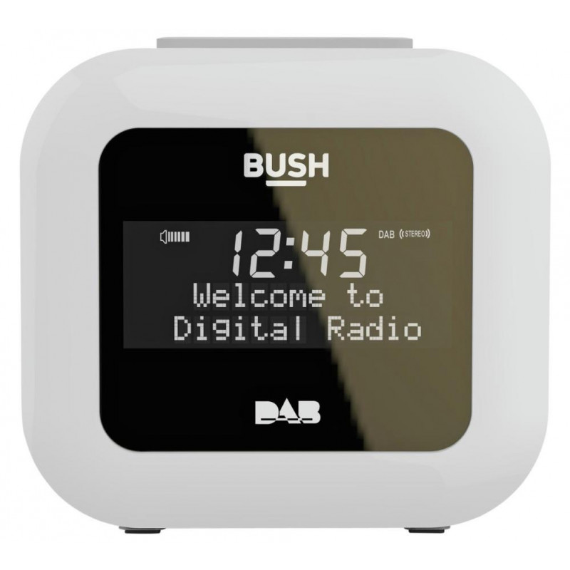 Bush DAB Alarm Clock Radio White Alarm Clocks & Radios Home Audio Audio & Video GMV Trade