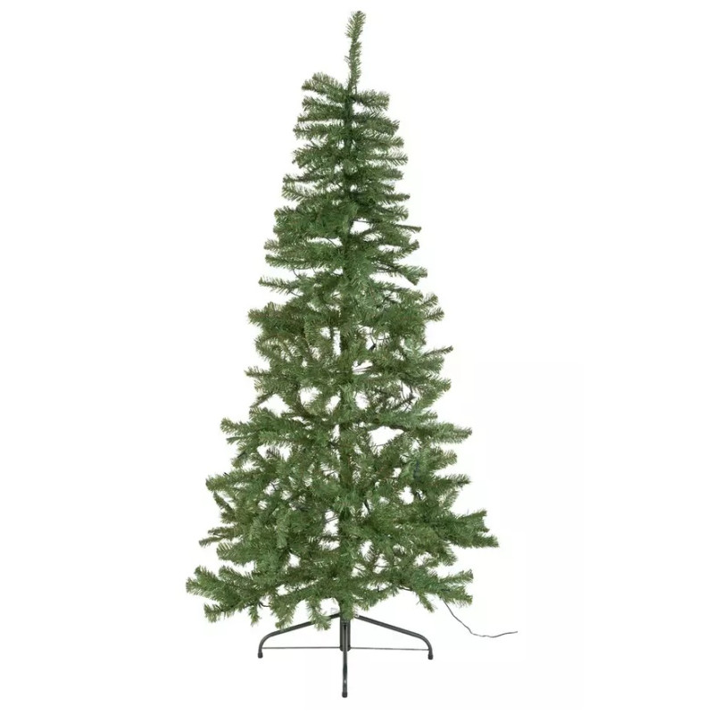 Habitat 6ft PreLit Half Christmas Tree Green Christmas Trees