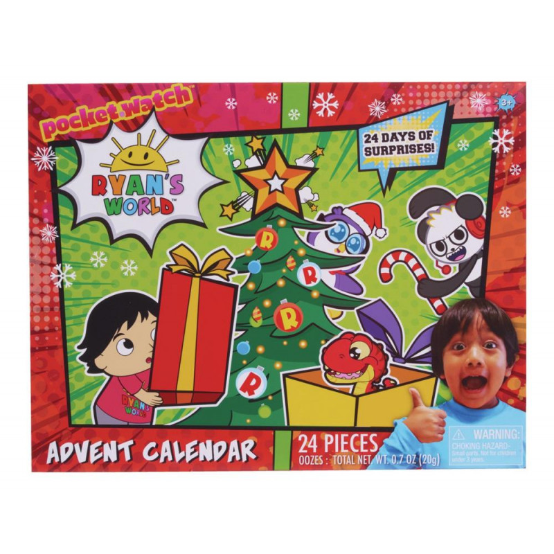 Ryan's World Pizza Advent Calendar Christmas Novelty Decorations