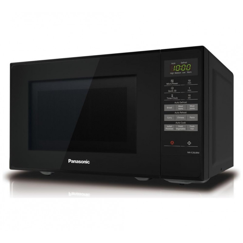 Panasonic NNE28JBM 800W Standard Microwave Black Microwaves