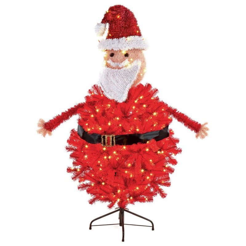 Prelit Santa Christmas Tree  4.5FT  Christmas Trees  Christmas