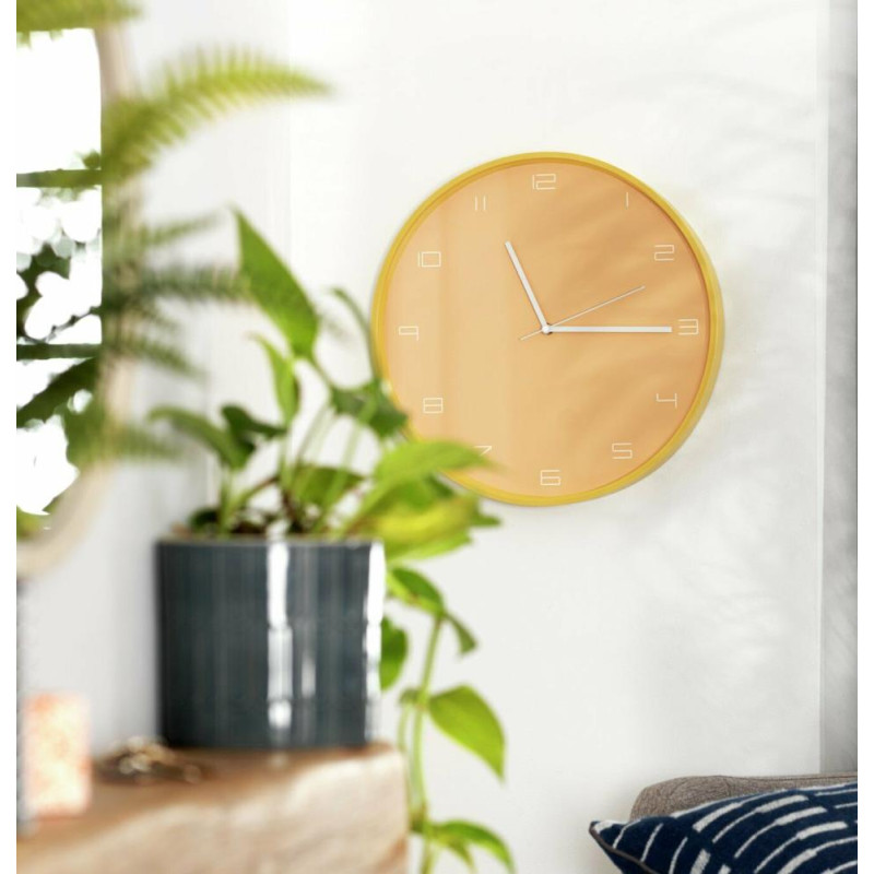 Habitat Mid Century Wall Clock Mustard Other Furniture Furniture GMV Trade