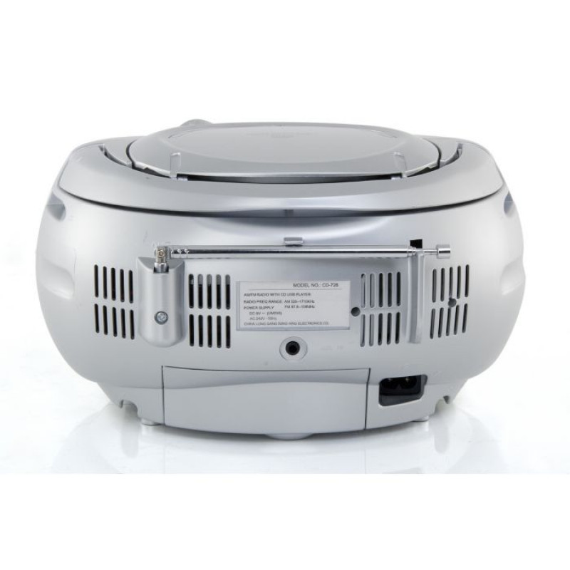 Argos Value Range Portable CD Player Silver Micro HiFi Systems