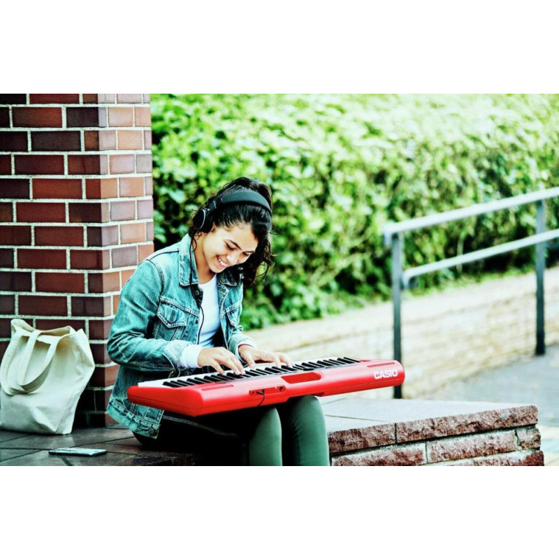 Casio CTS200RD Keyboard With Stand Red (No Headphones) Other Audio & Video Audio & Video