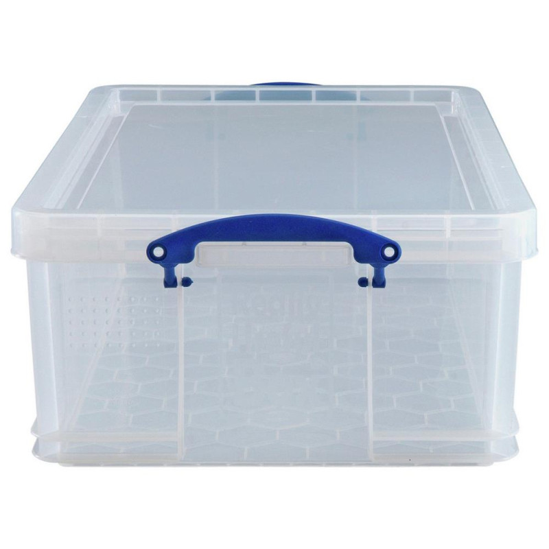 Really Useful 50 Litre Plastic Storage Box Clear Storage Units Furniture GMV Trade