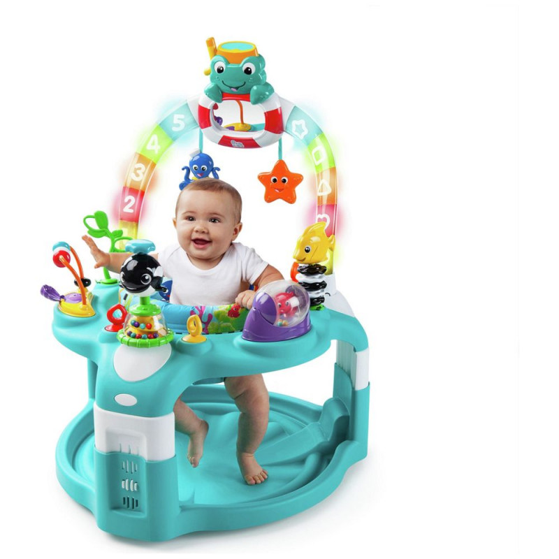 Baby Einstein 2in1 Lights & Sea Activity Gym & Saucer Action