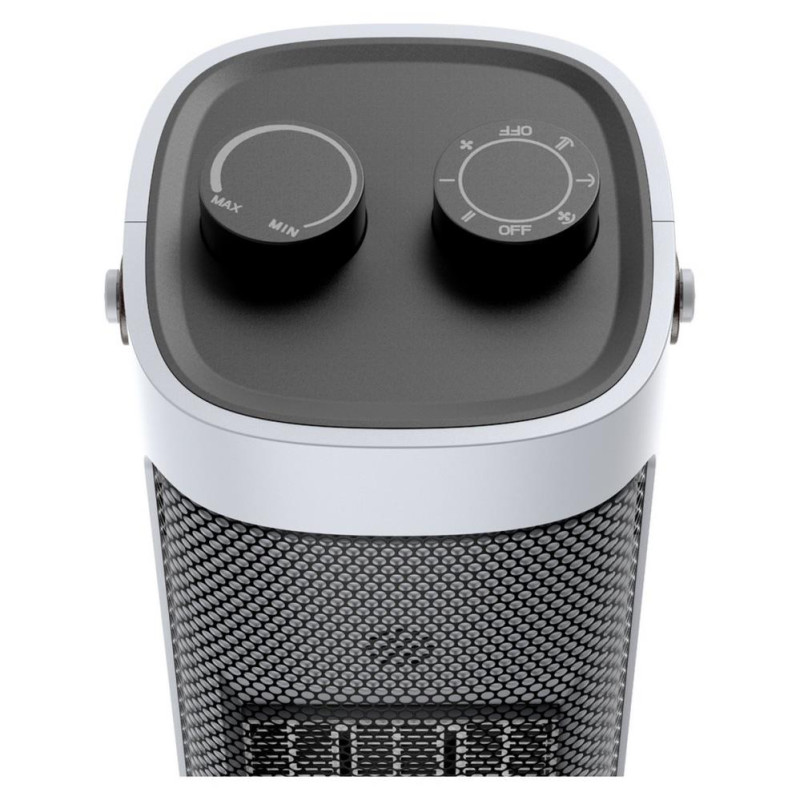 Challenge 2kw Oscillating Tower Fan Heater With Carry Handle Fan