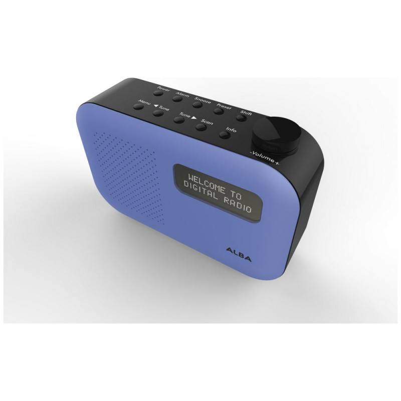 Alba Mono DAB Radio Blue DAB Digital Radios Home Audio Audio & Video GMV Trade