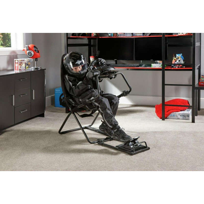 X rocker xr racing circuit chair with steering shop wheel bracket