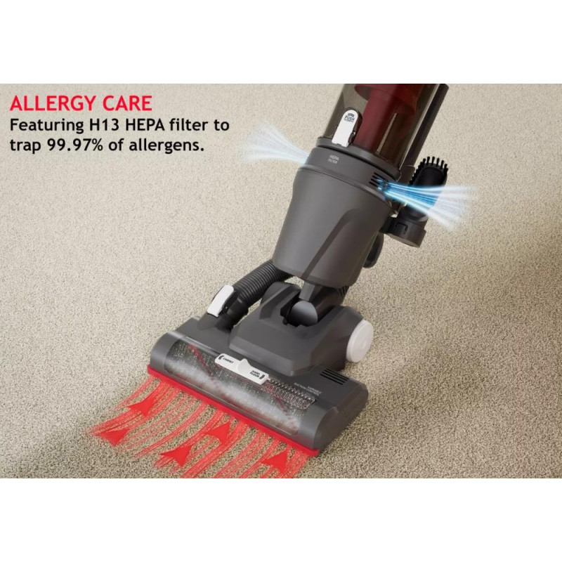 Hoover Upright 300 Corded Bagless Vacuum Cleaner HU300RHM Upright