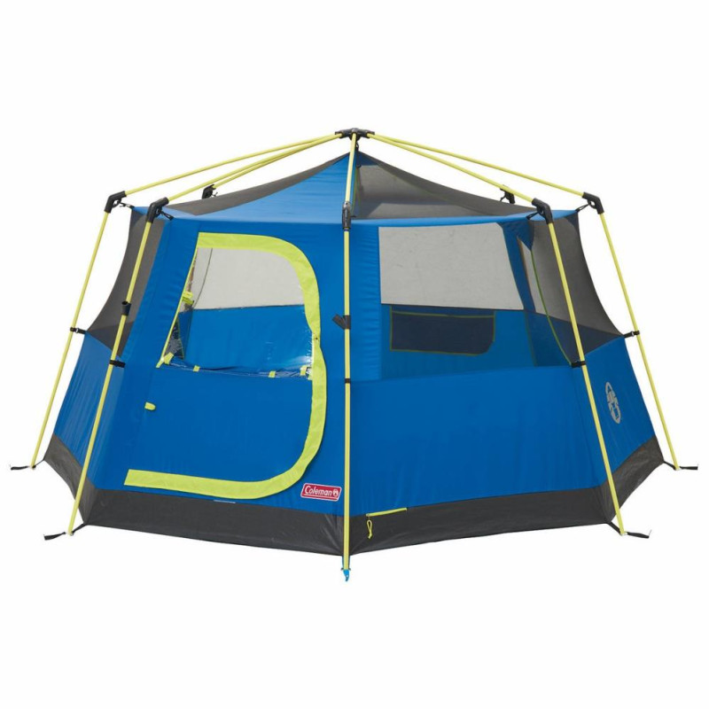 Coleman OctaGo 3 Person Octagon Glamping Tent Blue Tents Travel