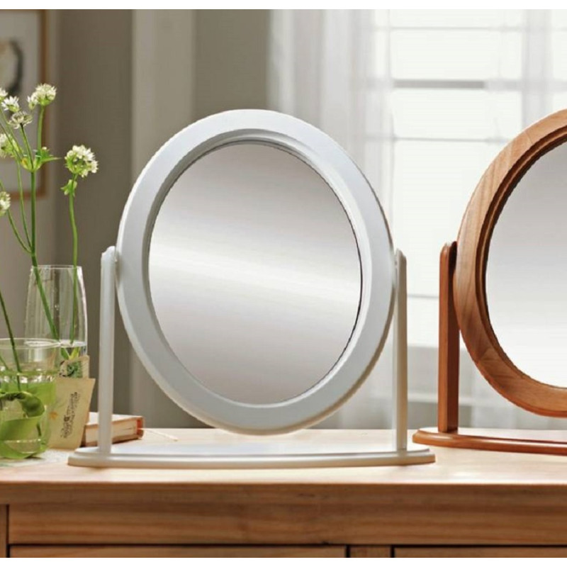 Home Oval Dressing Table Mirror White Other Furniture Furniture