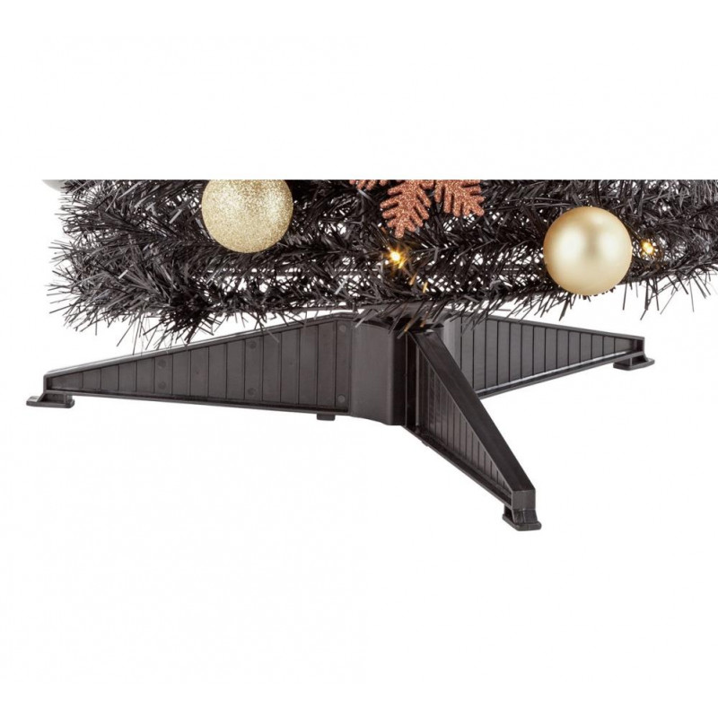 Home Winter Wilderness 6ft Pop Up Christmas Tree Black Christmas