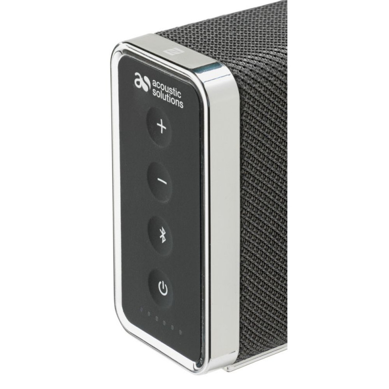 Acoustic Solutions Bluetooth Wireless Speakers Black Speakers & Soundbars Home Audio