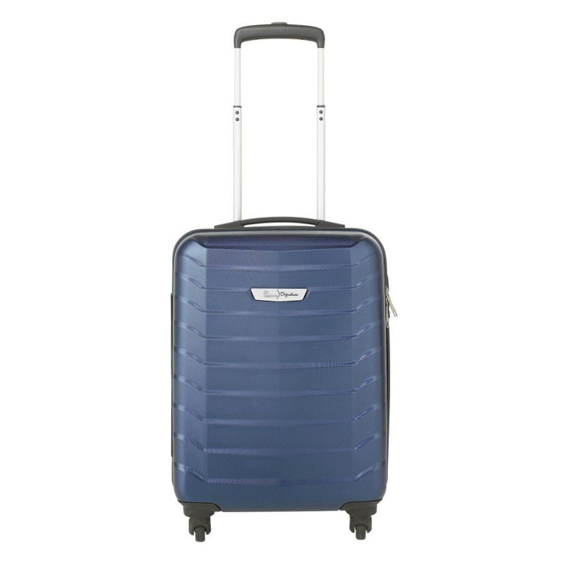 Ultralightweight 4 Wheel Hard Suitcase Navy Luggage & Bags